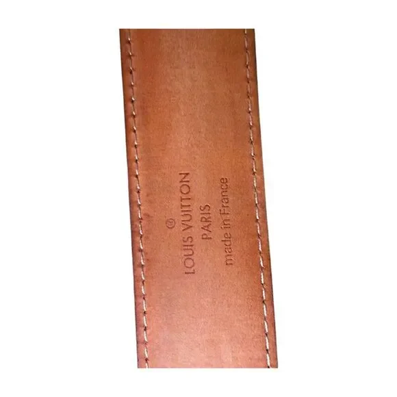 Authentic Louis Vuitton Monogram Leather Belt – Size 90/36
